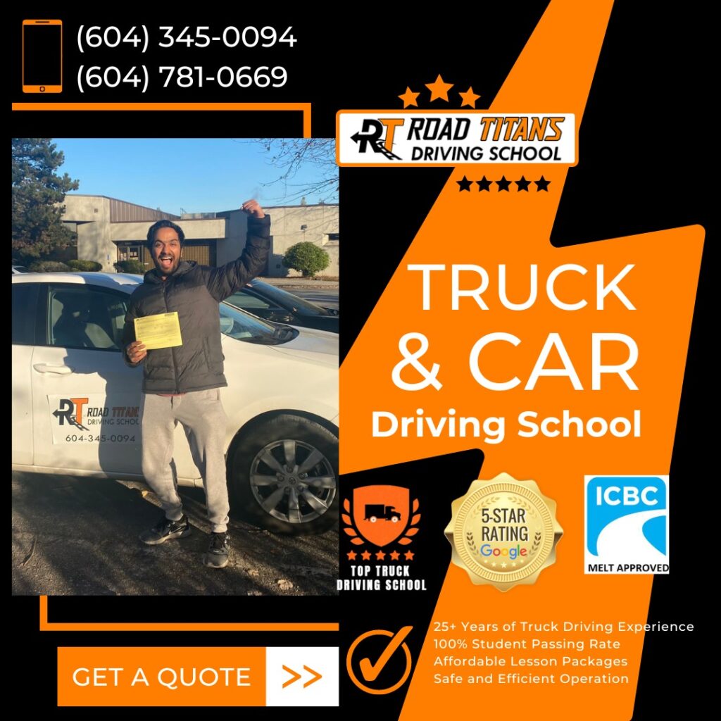 Car and Truck Driving Lessons in Surrey, BC: How To Get Your License As Newcomer - Class 5, 4, 7, 1, 3 and air Breaks