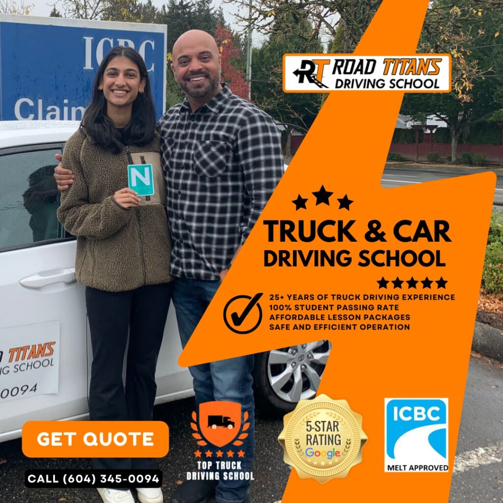 Car and Truck Driving Lessons in Surrey, BC: How To Get Your License As Newcomer - Class 5, 4, 7, 1, 3 and air Breaks